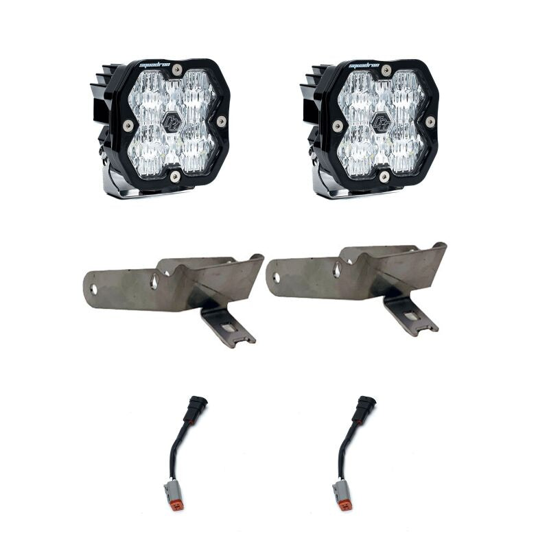 Baja Designs 99-10 Ford Super Duty Squadron 2.0 Sport Fog Pocket Kit - 440079