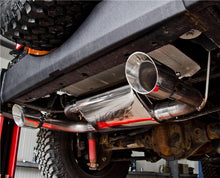 Load image into Gallery viewer, MBRP 07-14 Jeep Wrangler/Rubicon 3.6L/3.8L V6 Axle-Back Dual Rear Exit T409 Performance Exhaust Sys - S5528409