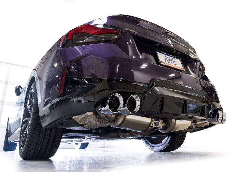 AWE Tuning 22-26 BMW M240i (G42) Touring Edition Exhaust - Chrome Silver Tips - 3015-42240