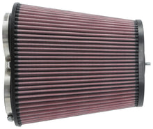 Load image into Gallery viewer, K&amp;N Universal Clamp-On Air Filter 3-1/8in Dual FLG  8-7/8in X 5-3/16 B 6-1/4in X 4IN T, 9inH W/STUD - RU-1012