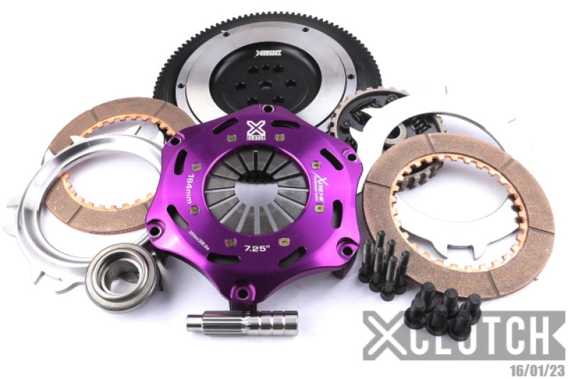 XClutch 90-92 Eagle Talon 2.0L 7.25in Twin Sprung Ceramic Clutch Kit - XKMI18525-2B