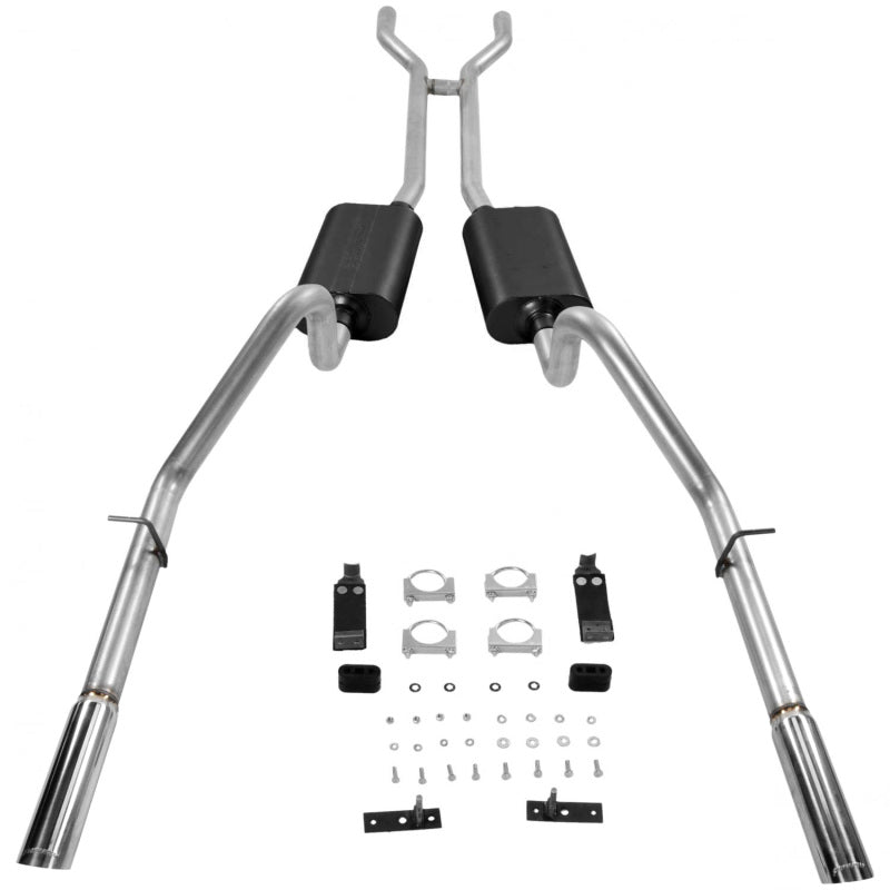 Flowmaster 66-67 Ford Fairlane/Mercury Comet American Thunder Crossmember-Back Exhaust System - 17289