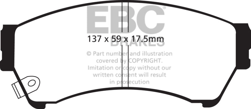 EBC 06-09 Ford Fusion 2.3 Redstuff Front Brake Pads - DP31765C