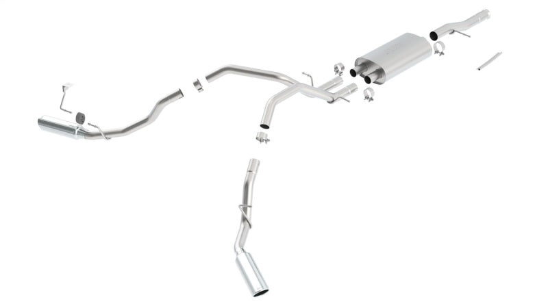 Borla 09-12 Chevrolet Silverado / 09-12 GMC Sierra 1500 WT/SLE/LT 4.8L/5.3L/6.0L SS Catback Exhaust - 140342