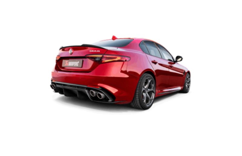 Akrapovic 17-19 Alfa Romeo Giulia Quadrifoglio Evolution Line Cat Back (Titanium) w/Link Pipes - S-AR/TI/1H-E