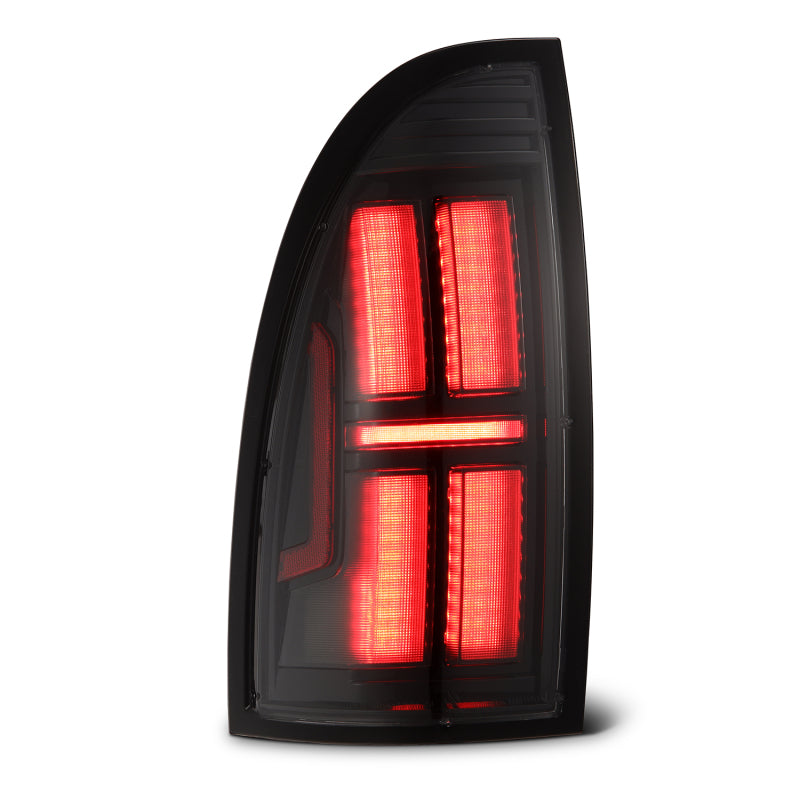 AlphaRex 05-15 Toyota Tacoma NOVA Prismatic LED Tail Lights - Alpha-Black - 680062