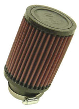 Load image into Gallery viewer, K&amp;N Filter Universal Rubber Filter 20 Deg Flange Angle 2.25in Flange ID x 3.5in OD x 5in H - RU-1710
