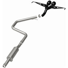 Load image into Gallery viewer, MagnaFlow 2019 Hyundai Veloster 1.6L 2.5in Center Exit Stainless Steel Cat-Back Exhaust w/Blk Tips - 19455