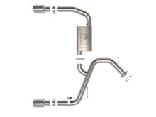Load image into Gallery viewer, aFe Takeda 22-23 Hyundai Elantra N L4-2.0L (t) 3in 304 SS Axle-Back Exhaust w/ Polished Tips - 49-37027-P