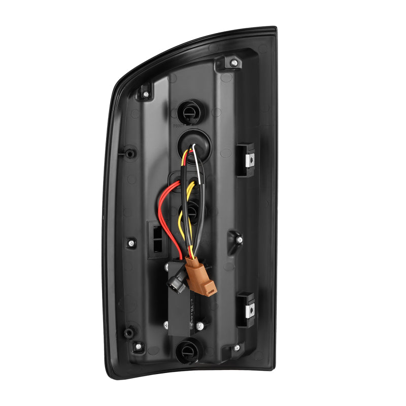AlphaRex 07-08 Dodge Ram 1500/07-09 Dodge Ram 2500+3500 Luxx-Series LED Tail Lights (Pair) Black - 641040