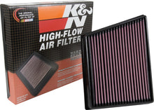 Load image into Gallery viewer, K&amp;N 2015 Jaguar F-Pace V6-3.0L F/I Left Side Replacement Drop In Air Filter - 33-3075