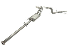 Load image into Gallery viewer, aFe MACHForce XP Exhausts 3inSS Dual Side Exit Cat-Back 11-14 Ford F150 Ecoboost V6-3.5L (TT) - 49-43056-P