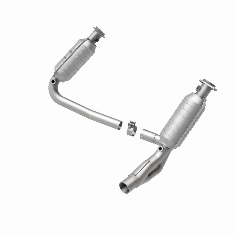MagnaFlow Direct Fit Catalytic Conv 05-06 Dodge Dakota/2006 Mitsubishi Raider 3.7L Y-Pipe Assembly - 49462