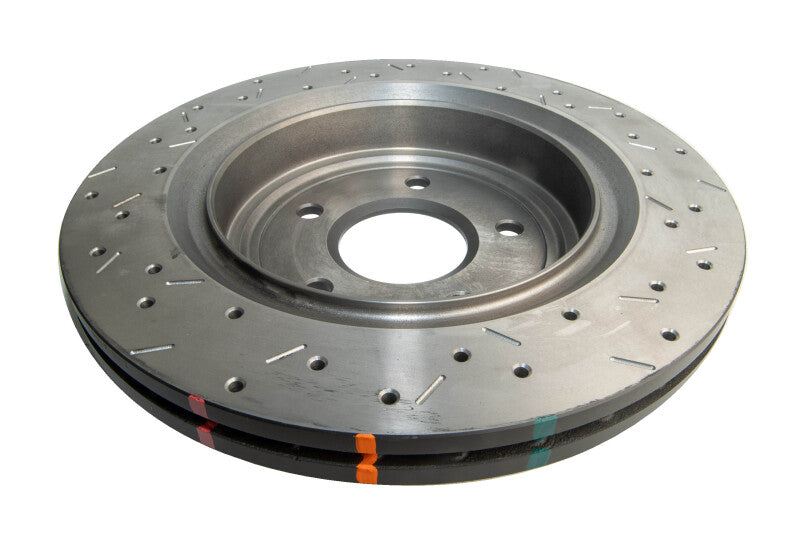 DBA 2009 Chevrolet Corvette ZR1 4000 Series Drilled and Slotted Rear Rotor - DBA42991BLKXS