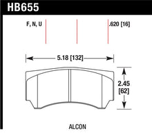Load image into Gallery viewer, Hawk Alcon Street HPS Brake Pads - HB655F.620