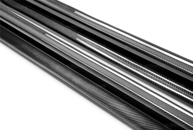 Seibon 04-05 Subaru WRX CW Carbon Fiber Side Skirts - SS0405SBIMP-CW