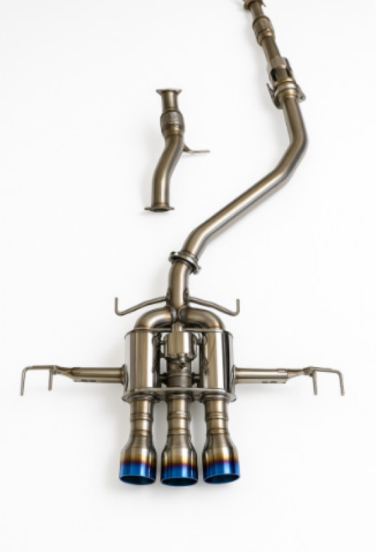 Invidia 24+ Acura Integra Type-S DE5 R400 Cat-Back Exhaust system - Single Layer Ti Tip - HS23AISFGM3STL