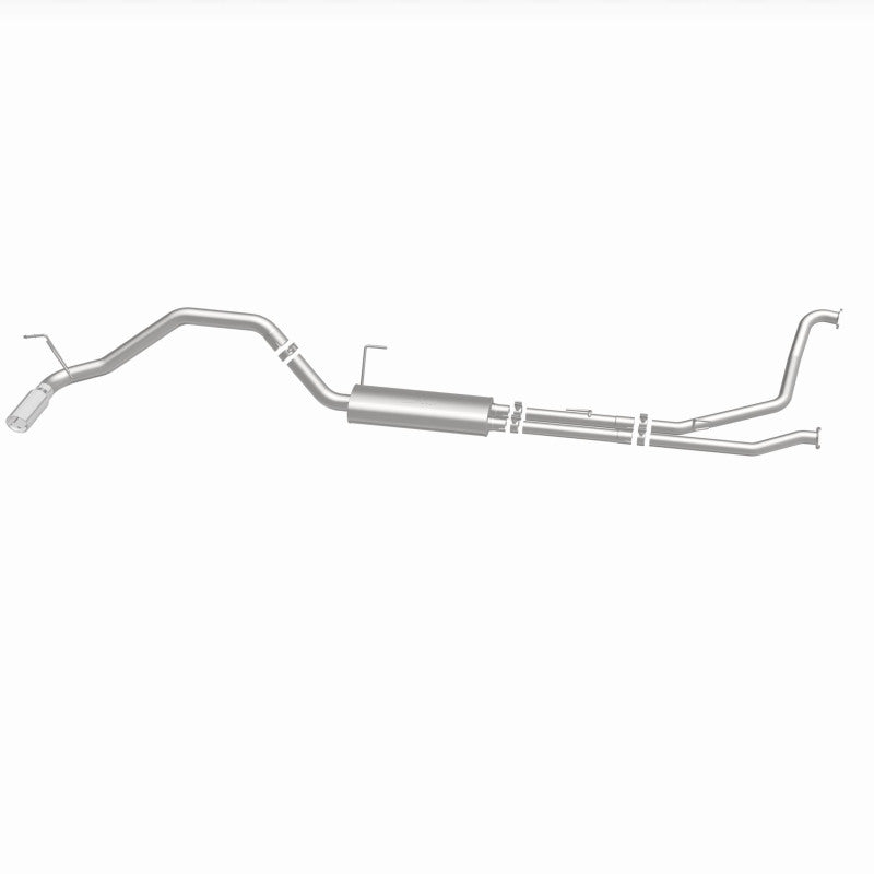 MagnaFlow CatBack 07-15 Nissan Titan V8 LGAS/LFLEX Single MF Polished Stainless Exhaust - 19421