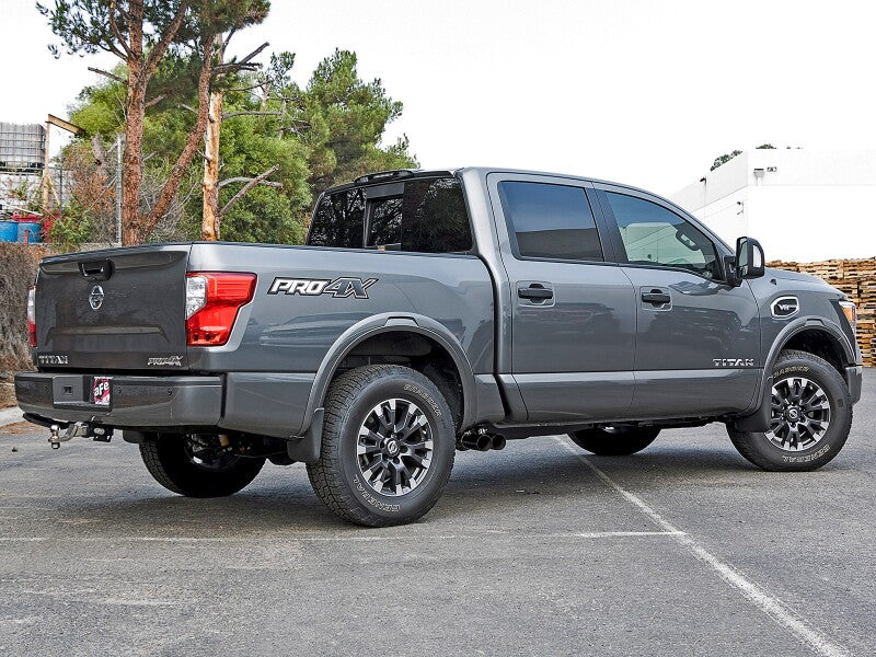 aFe POWER Rebel Series 2-1/2in 409 SS Cat Back Exhaust w/ Black Tips 16-17 Nissan Titan V8 5.6L - 49-46126-B