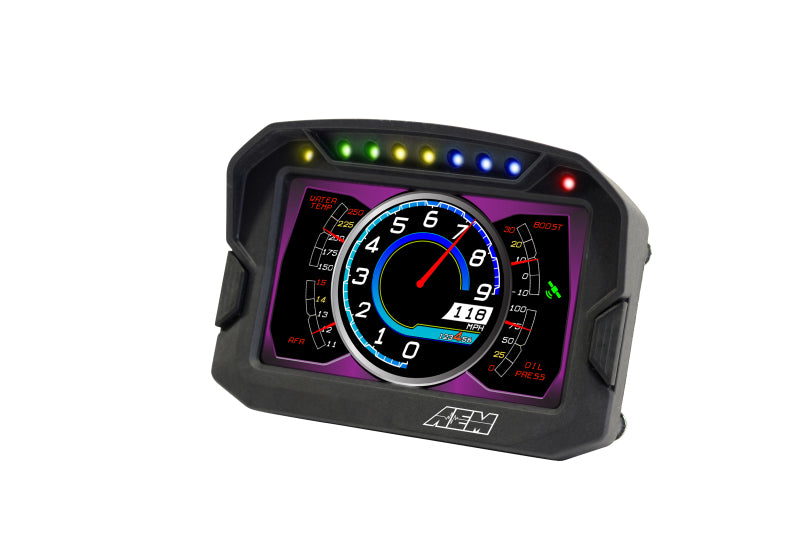 AEM CD-5G Carbon Digital Dash Display w/ Interal 10Hz GPS & Antenna - 30-5602