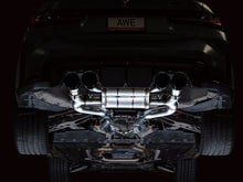 Load image into Gallery viewer, AWE Tuning SwitchPath Cat-Back Exhaust for BMW G8X M3/M4 - Diamond Black Tips - 3025-42480