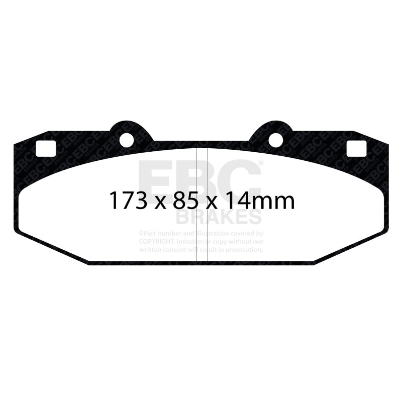 EBC Stoptech 63.309.1303.1 Caliper Bluestuff Brake Pads - DP5076NDX