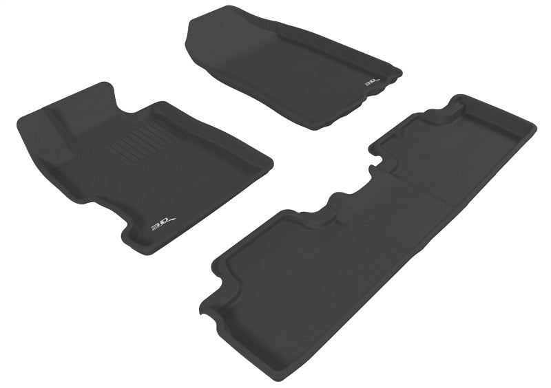 3D MAXpider 06-11 Honda CIvic Coupe Kagu Black Full Set - L1HD03601509
