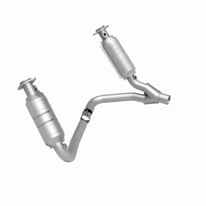 MagnaFlow Direct Fit Catalytic Conv 05-06 Dodge Dakota/2006 Mitsubishi Raider 3.7L Y-Pipe Assembly - 49462