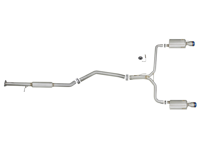 aFe Takeda 2.5-1.75in 304 SS Cat-Back Exhaust System 13-17 Honda Accord LX / EX / EX-L L4-2.4L - 49-36605-L