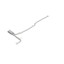 Load image into Gallery viewer, MagnaFlow Cat Back, SS, 2.5in, Street, Single Straight Pass. Polished 4in Tip, 2015 Ford Fusion 2.5L - 19096