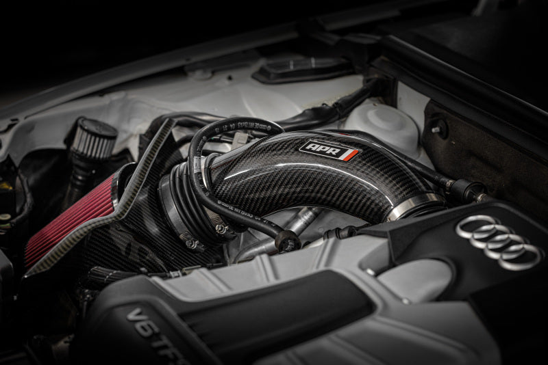 APR 10-16 Audi S4/S5/14-17 Audi Q5/SQ5 (B8) 3.0T Carbon Fiber Throttle Inlet Pipe - CI100037-A