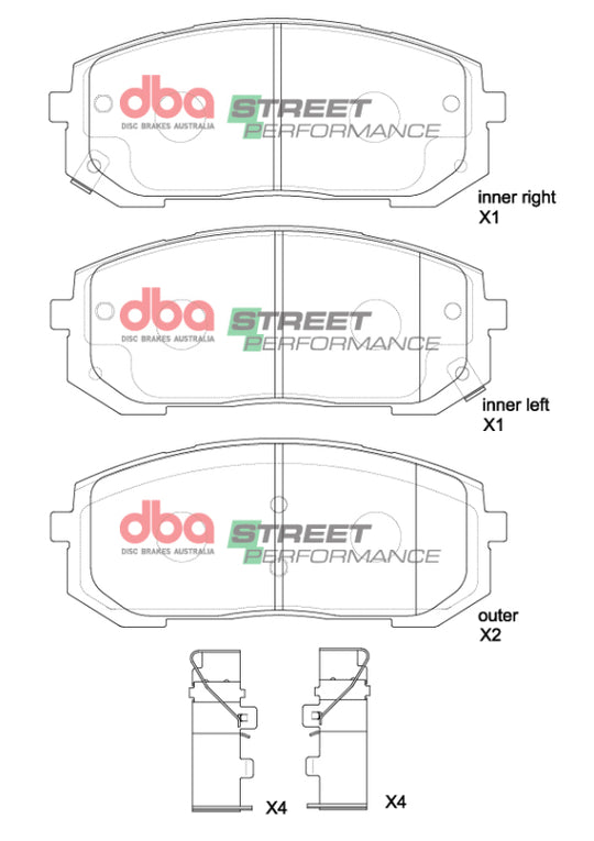 DBA 20-23 Hyundai Sonata SP Performance Front Brake Pads - DB15177SP