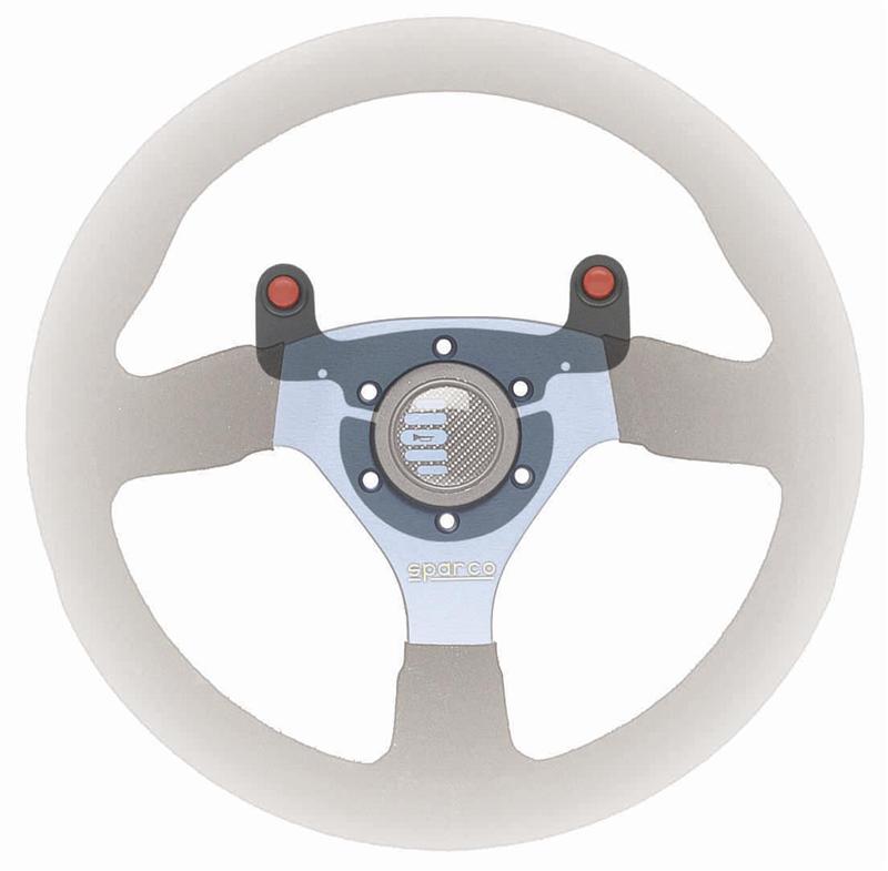 Sparco Push Button 1 Black - 015NE981