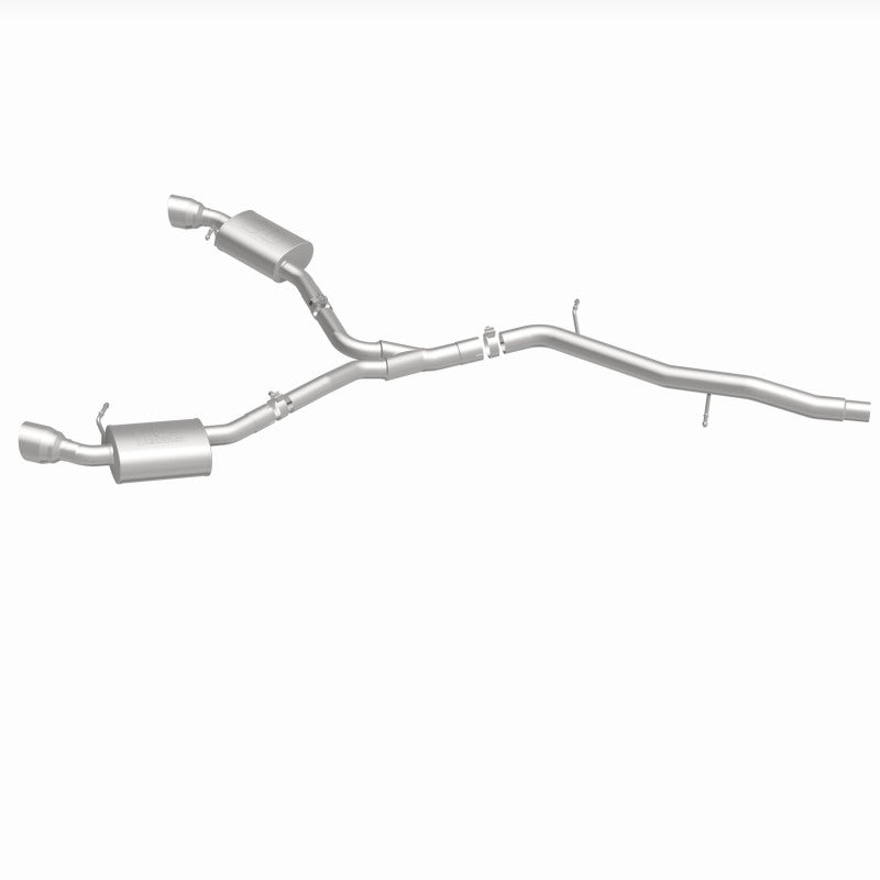 MagnaFlow 18-19 Audi A5 Dual Exit Polished Stainless CatBack Exhaust - 3in Main Piping Diameter - 19390