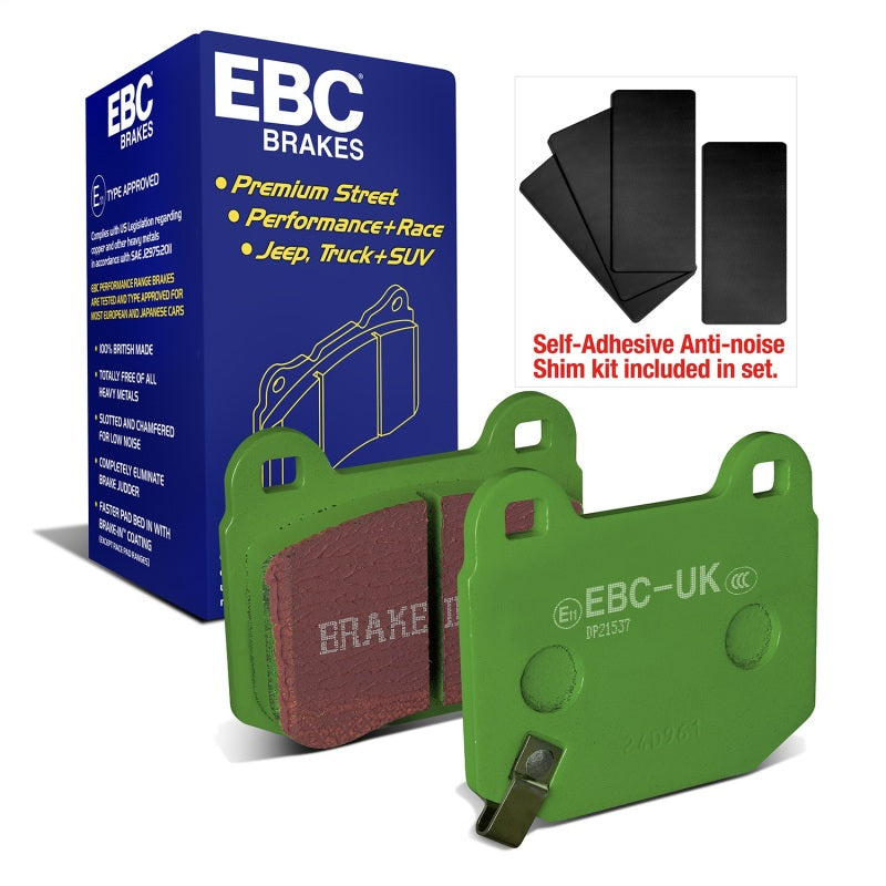 EBC 03-04 Infiniti G35 3.5 (Manual) (Brembo) Greenstuff Rear Brake Pads - DP21537