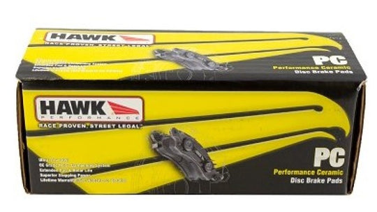 Hawk 15-17 Ford Mustang Performance Ceramic Rear Brake Pads - HB803Z.639
