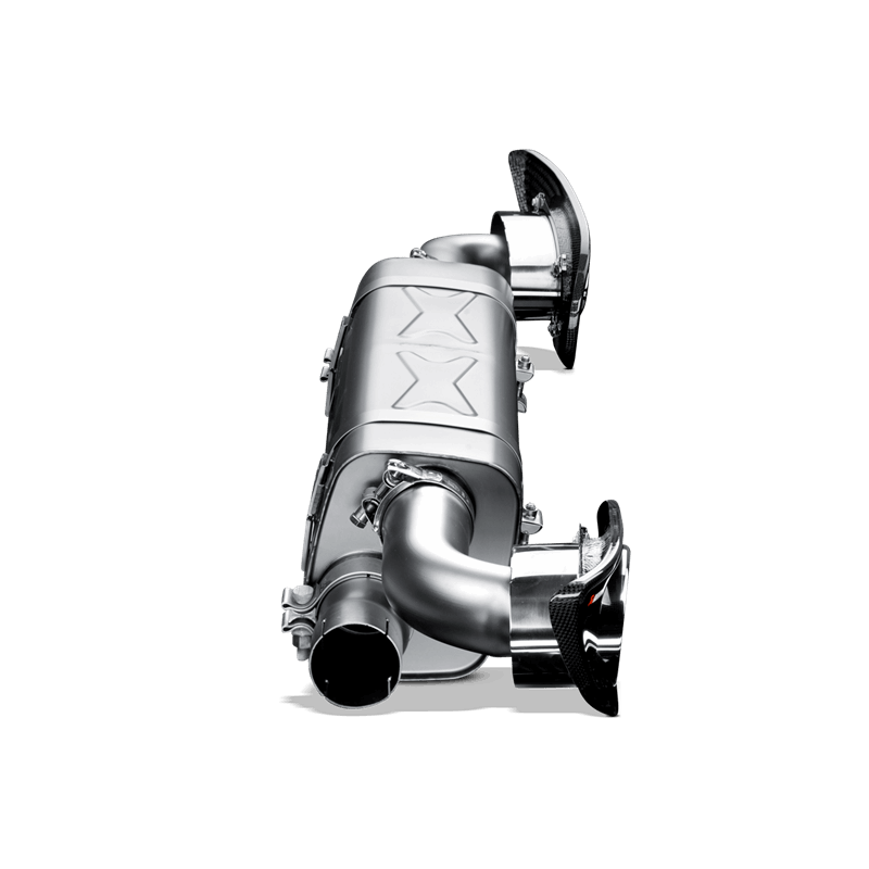 Akrapovic 10-13 Porsche 911 Turbo / Turbo S (997 FL) Slip-On Line (Titanium) w/ Titanium Tips - S-PO997TFLH