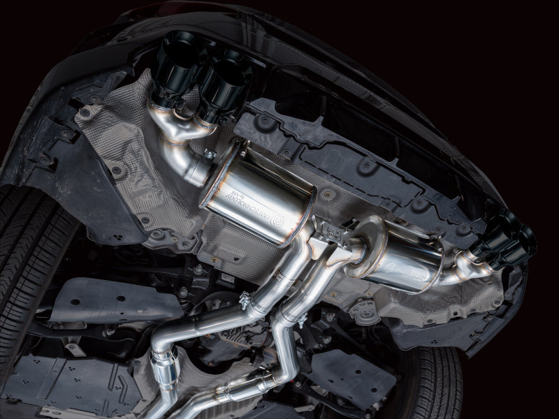 AWE Tuning 22-26 BMW M240i (G42) Touring Edition Exhaust - Diamond Black Tips - 3015-43240