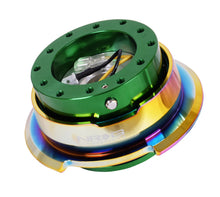 Load image into Gallery viewer, NRG Quick Release Gen 2.8 - Green Body / Neochrome Ring - SRK-280GN-MC