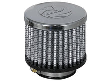 Load image into Gallery viewer, aFe MagnumFLOW Air Filters CCV PDS A/F CCV PDS 1-1/2F x 3B x 3T (Chr) x 2-1/2H - 18-01501