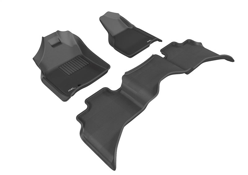 3D MAXpider 09-12 Dodge Ram 1500 Quad Cab Kagu Black Full Set (1 EYELET) - L1DG01801509