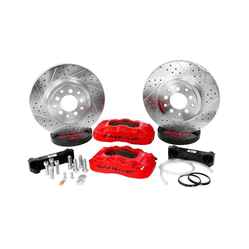 Baer Brakes 06-09 Chevy Trailblazer 2/4WD 14in Pro Rear Brake System - Black - 4302299B