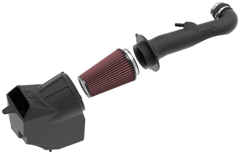 K&N 2018 Jeep Wrangler JL V6-3.6L F/I AirCharger Performance Intake - 63-1576