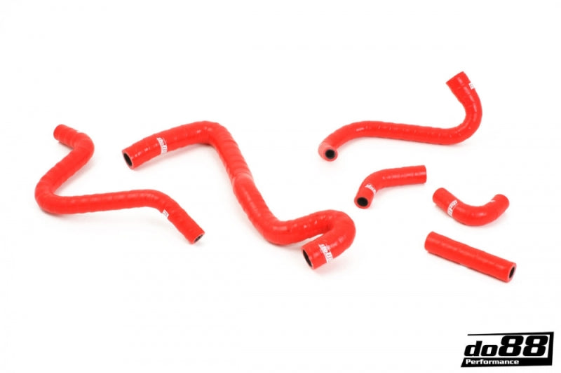 do88 SAAB 9-5 98-03 & 9-3 00-02 Crankcase Vent Hoses Red - DO88-KIT176R