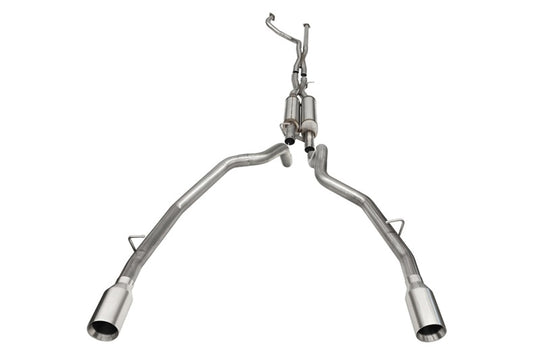Corsa 2021-2024 Dodge Ram TRX Crew Cab Xtreme Catback Exhaust Dual Rear Satin Tip - 21189