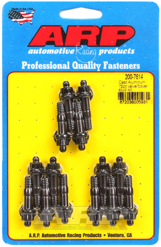 ARP Cast Aluminum 12pt Valve Cover Stud Kit - 200-7614