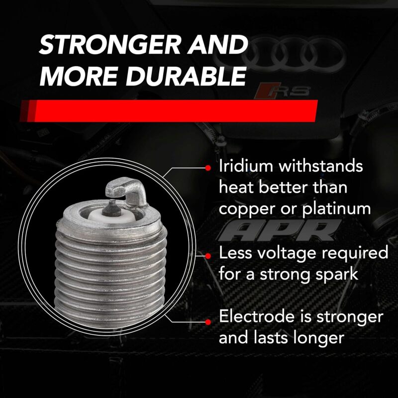 APR EA888.3/4/EA855.2/EA824 Iridium Pro Spark Plug - Heat Range 9 - 14mm x 26.5mm x 16mm - SINGLE - Z1003100