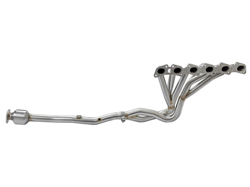 aFe Power Twisted Steel Long Tube Header & Connection Pipes (Street Series) 01-16 Nissan Patrol - 48-36105-YC