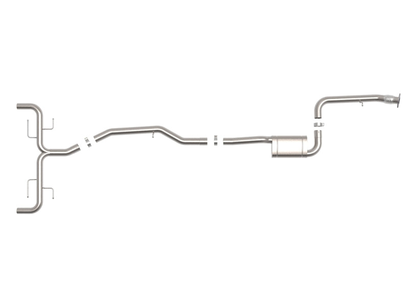 aFe 17-21 Alfa Romeo Giulia L4-2.0L (t) Mach Force-Xp 2in to 2-1/2in 304SS Cat-Back Exhaust - 49-36903