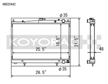 Load image into Gallery viewer, Koyo 94-98 Nissan Skyline GT-R/GT-S 2.6L Turbo Radiator - HH020442